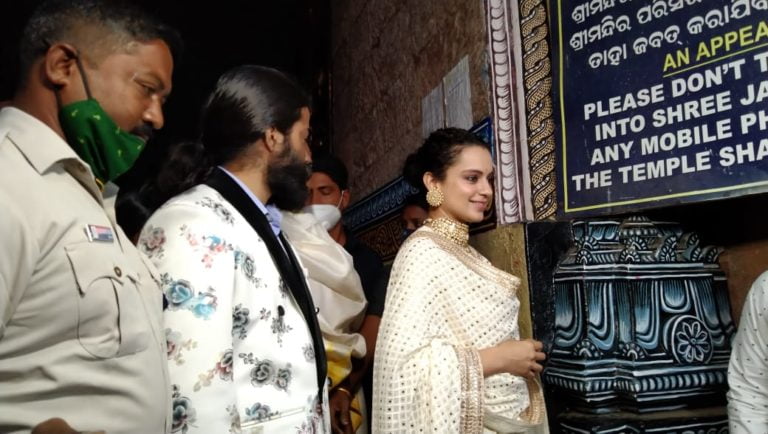 [Watch] Kangana Ranaut Ticks Off Bucket List With Puri Jagannath Temple Visit