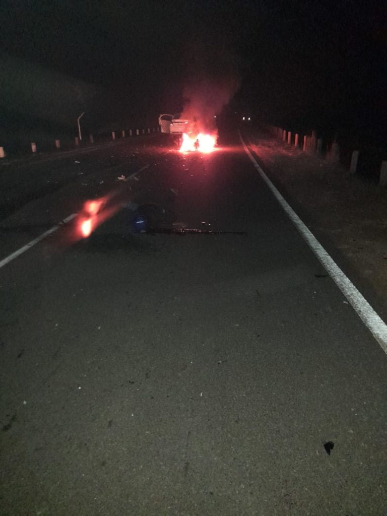 2 Killed, Bike Goes Up In Flames In Collision With Car In Odisha’s Mayurbhanj