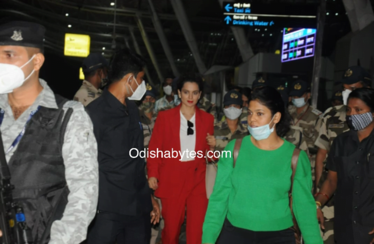 In Pics: Actress Kangana Ranaut In Bhubaneswar; Know Why
