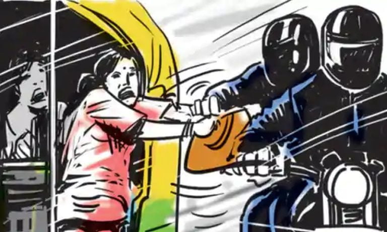 bag snatching from woman