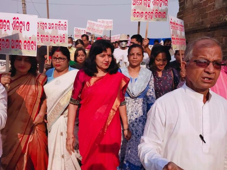 Bhubaneswar MP Aparajita Sarangi Continues Her Crusade Against ‘Destruction Of Heritage’