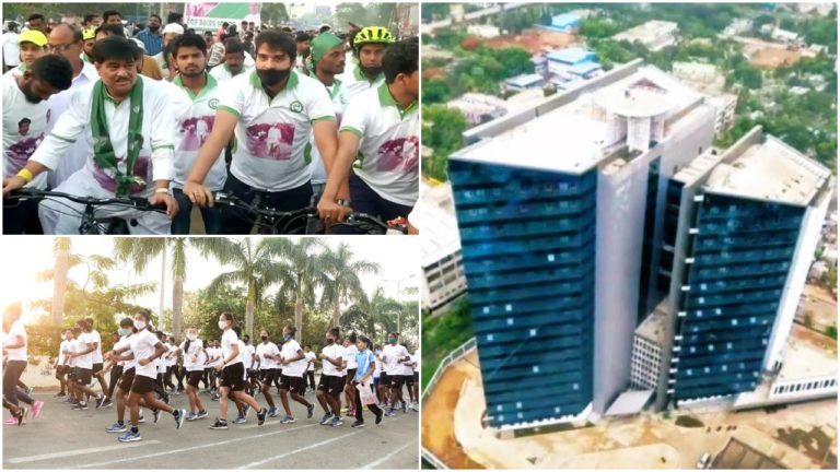 Odisha Celebrates The Legend Biju Patnaik With Cycle Rally, Mini Marathon