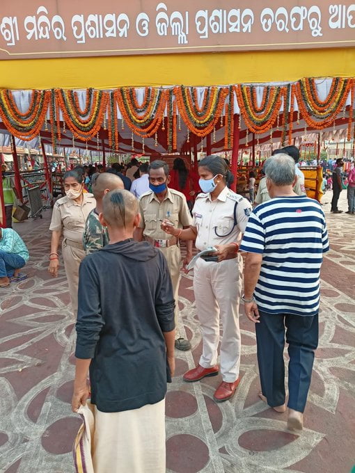 COVID checking intensified in Puri