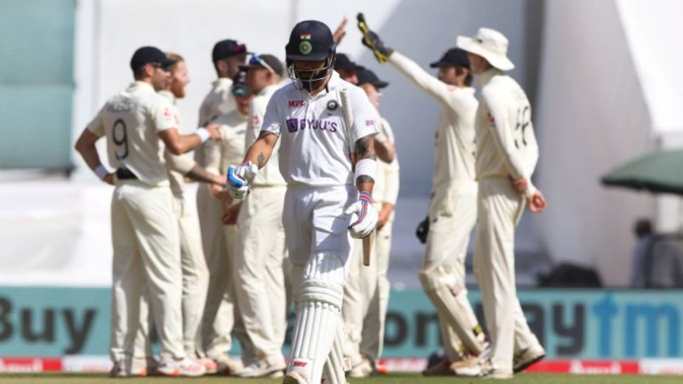 Virat Kohli test ducks England