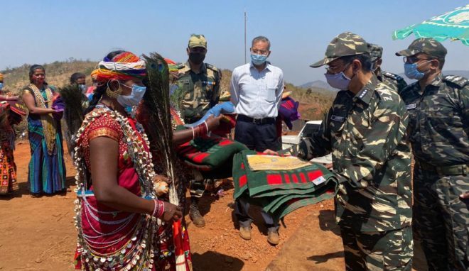Odisha DGP Meets Bonda Tribals In Malkangiri