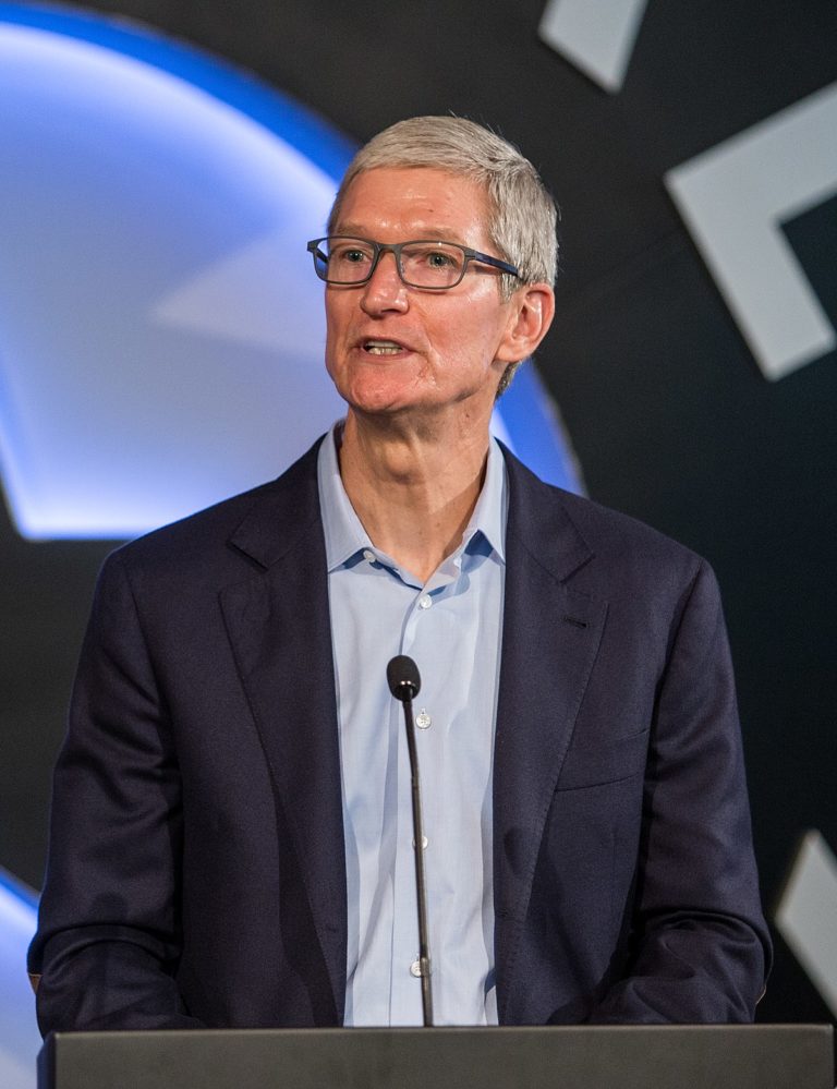 tim Cook pledges support