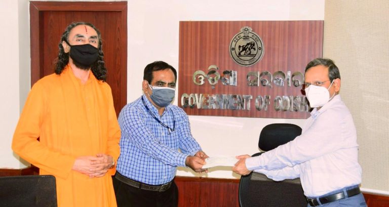 Cheque presented to CS