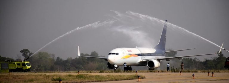 Chennai-Jharsuguda flight lands at VSS Airport