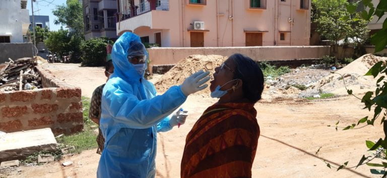BMC doorstep testing senior citizens
