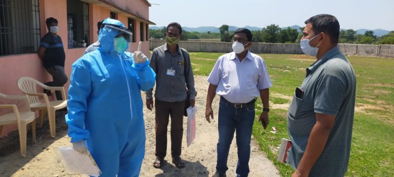 Female OAS Officer Inspects Cluster TMC At Odisha’s Koraput, Boosts COVID Patients