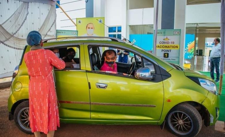 drive-in vaccination