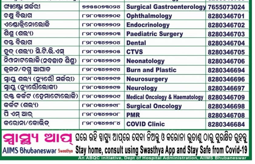 telemedicine facility at AIIMS Bhubaneswar