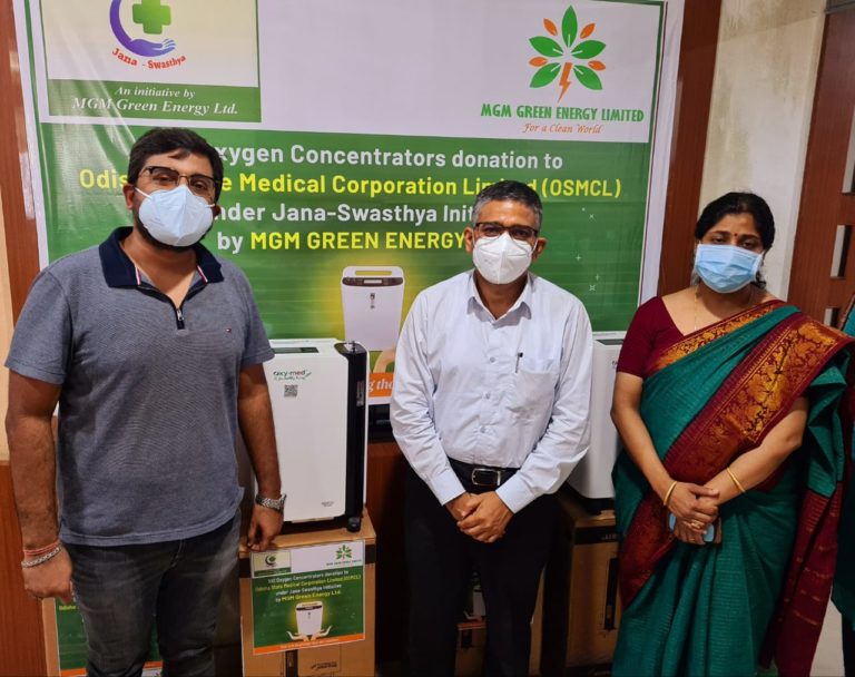 MGM energy donates oxygen concentrators