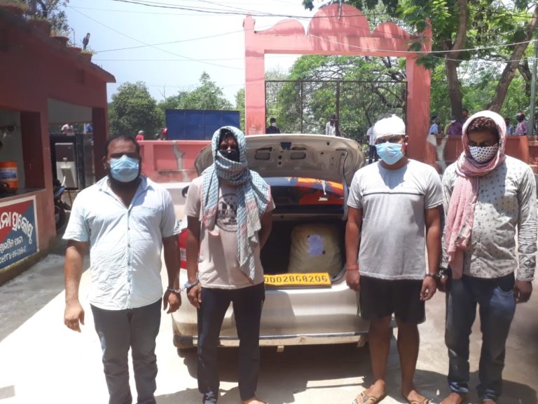 Four Arrested With 10Kg Ganja In Odisha’s Bhadrak
