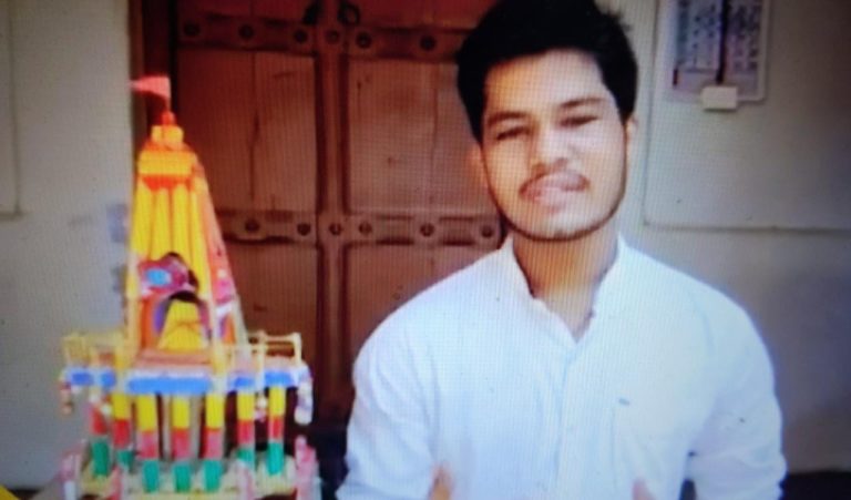 Lord Jagannath Rides A Mini Chariot In This Odisha Boy’s House