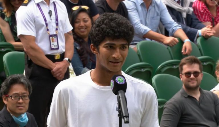 Samir Banerjee wimbledon boys champion