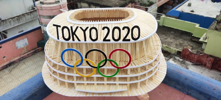 Cheer4India: 14-Year-Old Puri Girl Creates Replica Of Tokyo Olympics Stadium