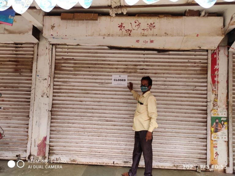 One More Market Closed In Bhubaneswar For COVID Norms Violation
