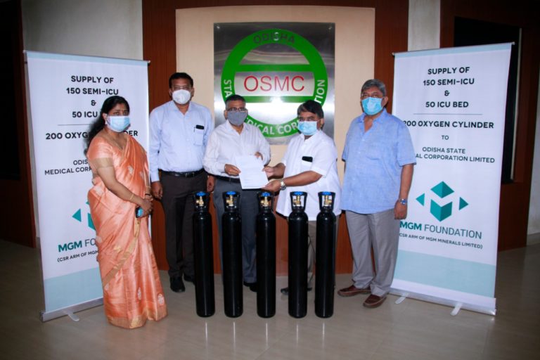 Odisha Fights COVID: MGM Foundation Donates Oxygen Cylinders & ICU Beds
