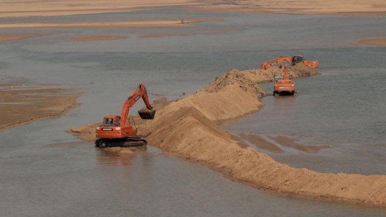 sand mining