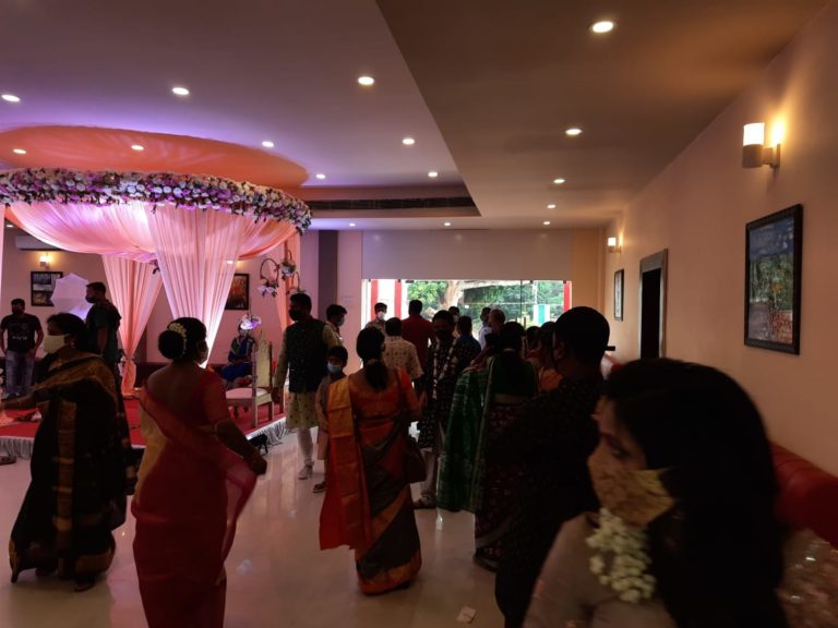 Raid on marriage mandaps