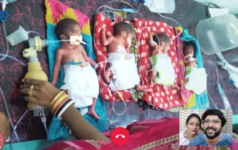 Woman Delivers Quadruplets At SCB Medical In Cuttack, Thanks Ollywood Actor Sabyasachi For Help