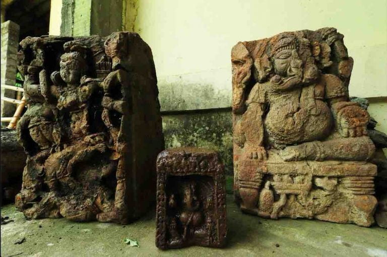 Ancient Idols Found Buried Under Garbage Heap In Ratnachira Valley Of Odisha!