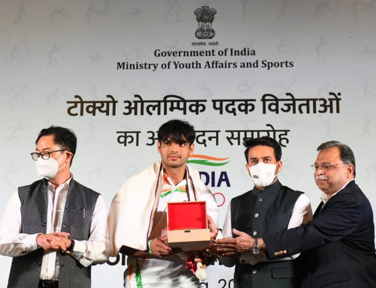 Neeraj Chopra felicitation