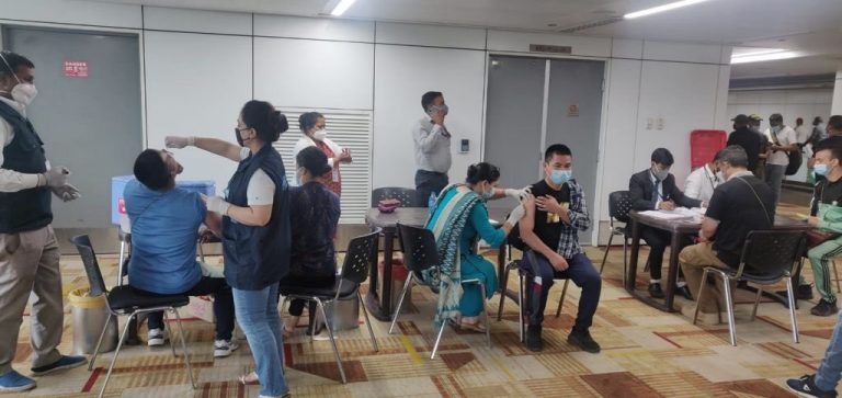 Delhi airport testing