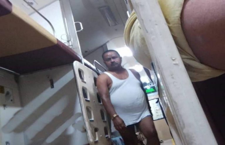 MLA Caught Walking In Undergarments On Rajdhani Express