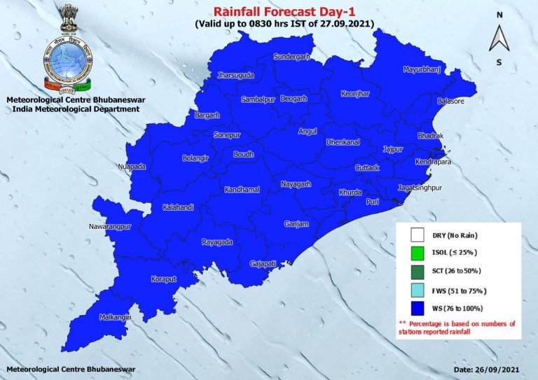 Cyclone Gulab: Extremely Heavy Rain To Lash These Odisha Dists In Next 24 Hours