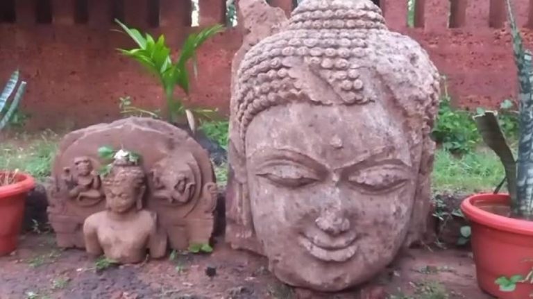 Odisha: Locals Stumble Upon Buddha Idols On Baitarini Riverbed