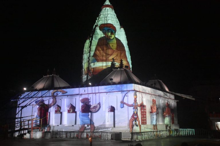 samaleswari temple light & sound show