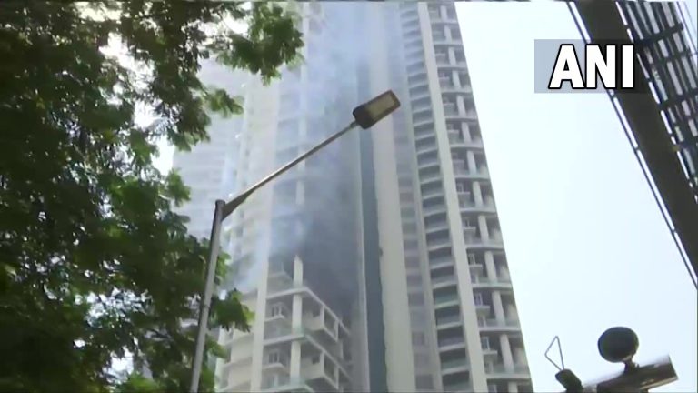 Massive Fire In Mumbai Apartment; One Dead