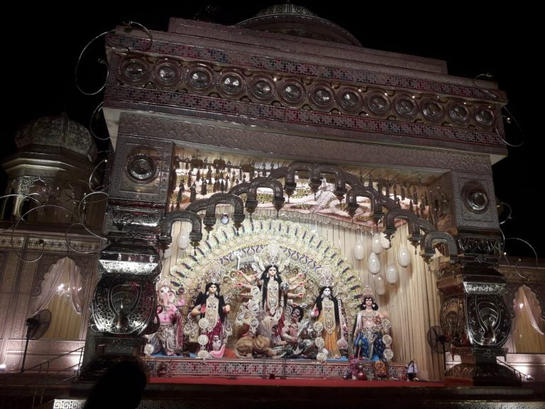 In Pictures: Open Durga Puja Pandals Greet Revellers In Kolkata