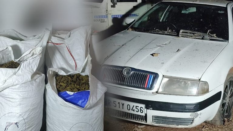 Haryana-Bound Car Smuggling Ganja Worth Rs 10L Intercepted In Odisha’s Koraput