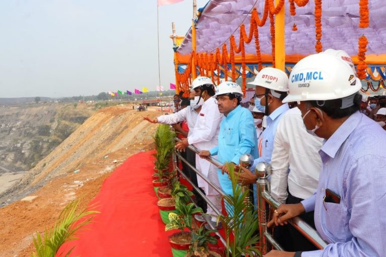 Union Minister Visits Coal Mines In Odisha, Motivates Workers To Increase Dispatch