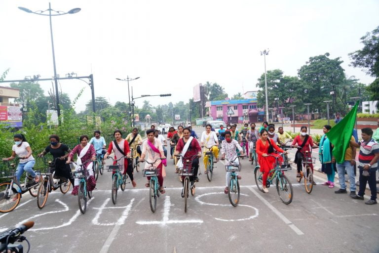 Transgender Community Pedals To Promote Non-Motorised Transport In Bhubaneswar