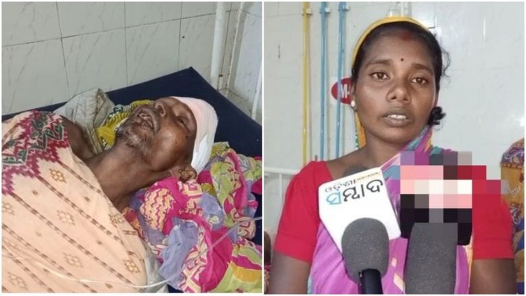 Patient Lying In Medical College Veranda Gets Bed After Roof Collapse In Odisha’s M’Bhanj