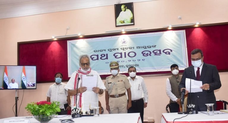 Former Tamil Nadu DGP Jalad Tripathy Sworn In As Odisha Chief Information Commissioner