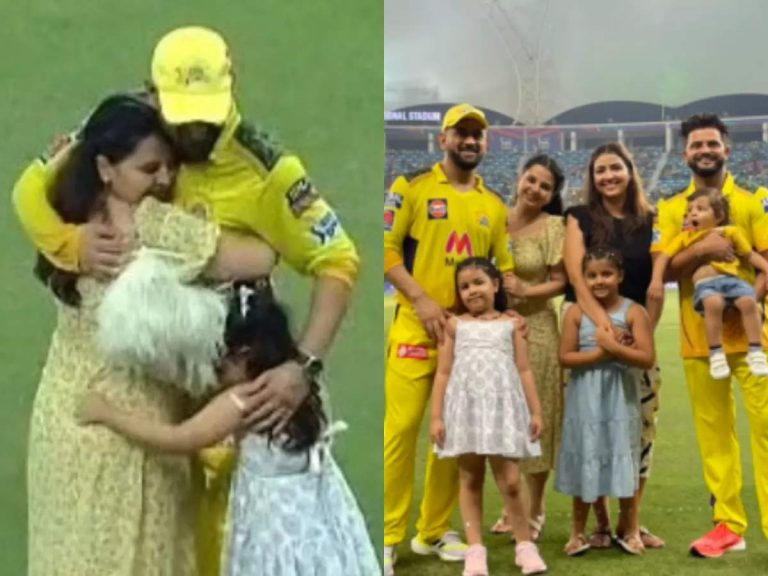 MS Dhoni,, Sakshi & Ziva