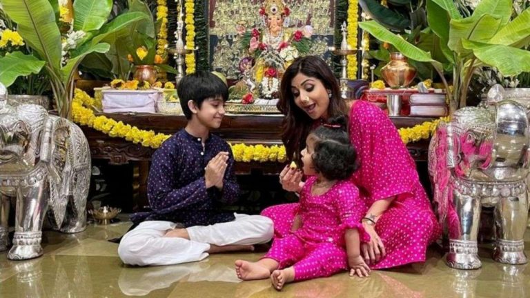 shilpa shetty and kids