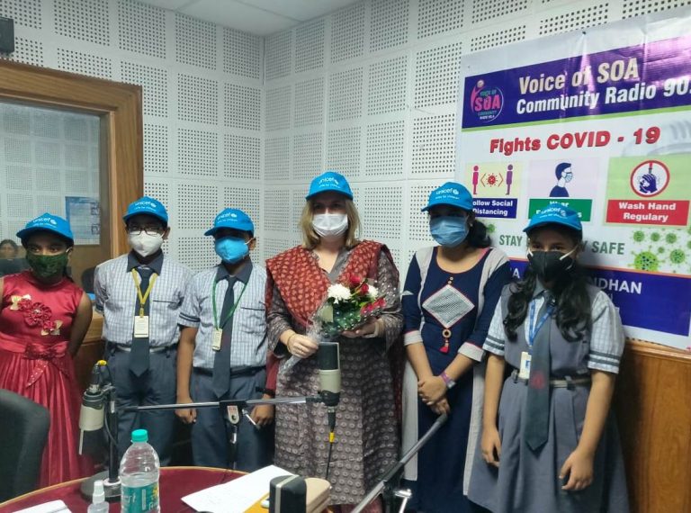 Bhubaneswar School Students Turn Radio Jockeys On World Children’s Day