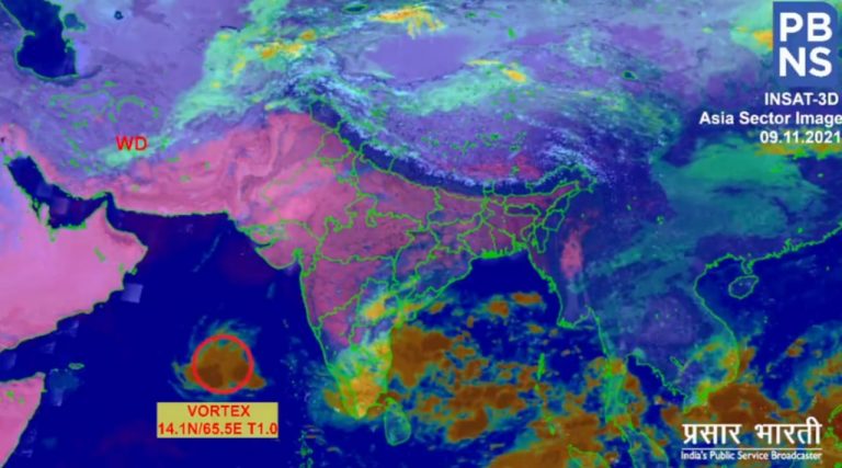 Low-Pressure Area Forms Over Bay Of Bengal, Another Likely On Nov 14; Rain In Odisha From Tomorrow