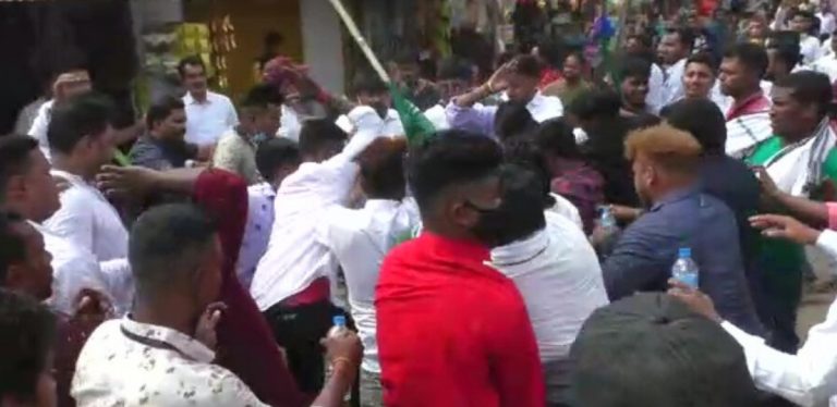 attack on cong workers