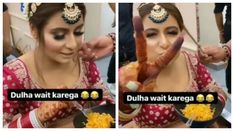 [Watch] Two Minutes! Says This Bride To ‘Dulha’ As She Eats Maggi