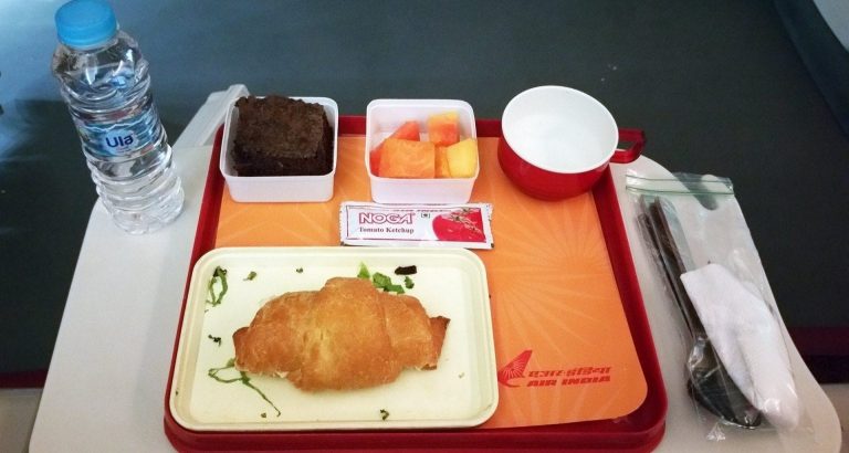 meals allowed in short duration flights