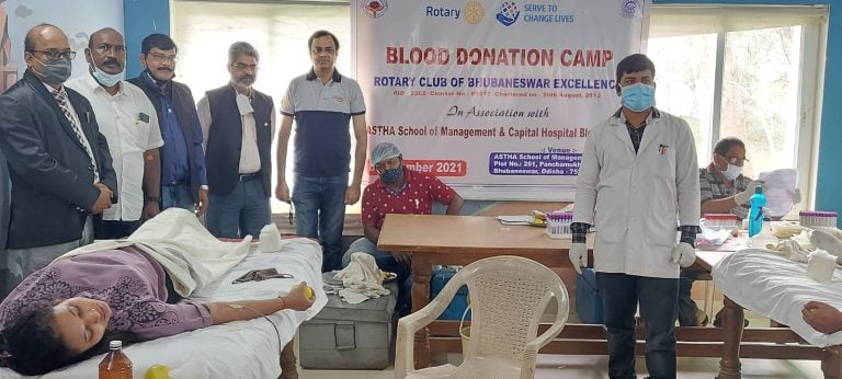 Blood Donation Camp Held At Management School In Odisha’s Capital