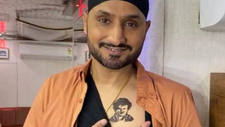 Thalaiva’s Birthday: Cricketer Harbhajan Singh Gets Rajnikanth Tatoo On Chest