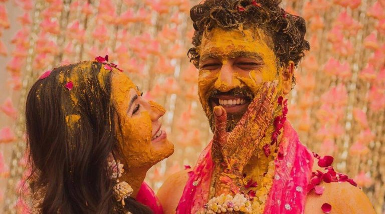 Check Out Candid Pictures From Katrina-Vicky’s Haldi Ceremony